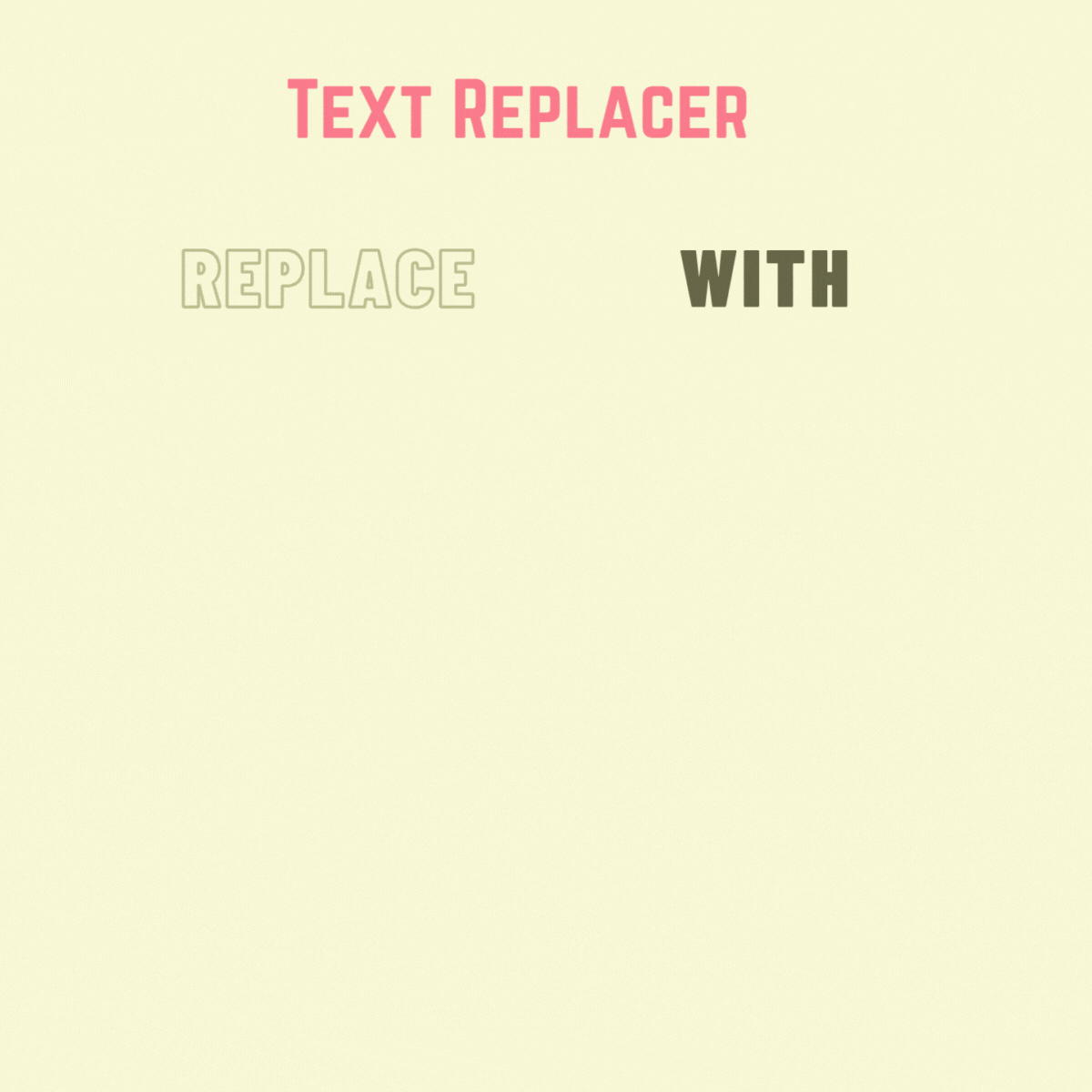word Text Replacer tool